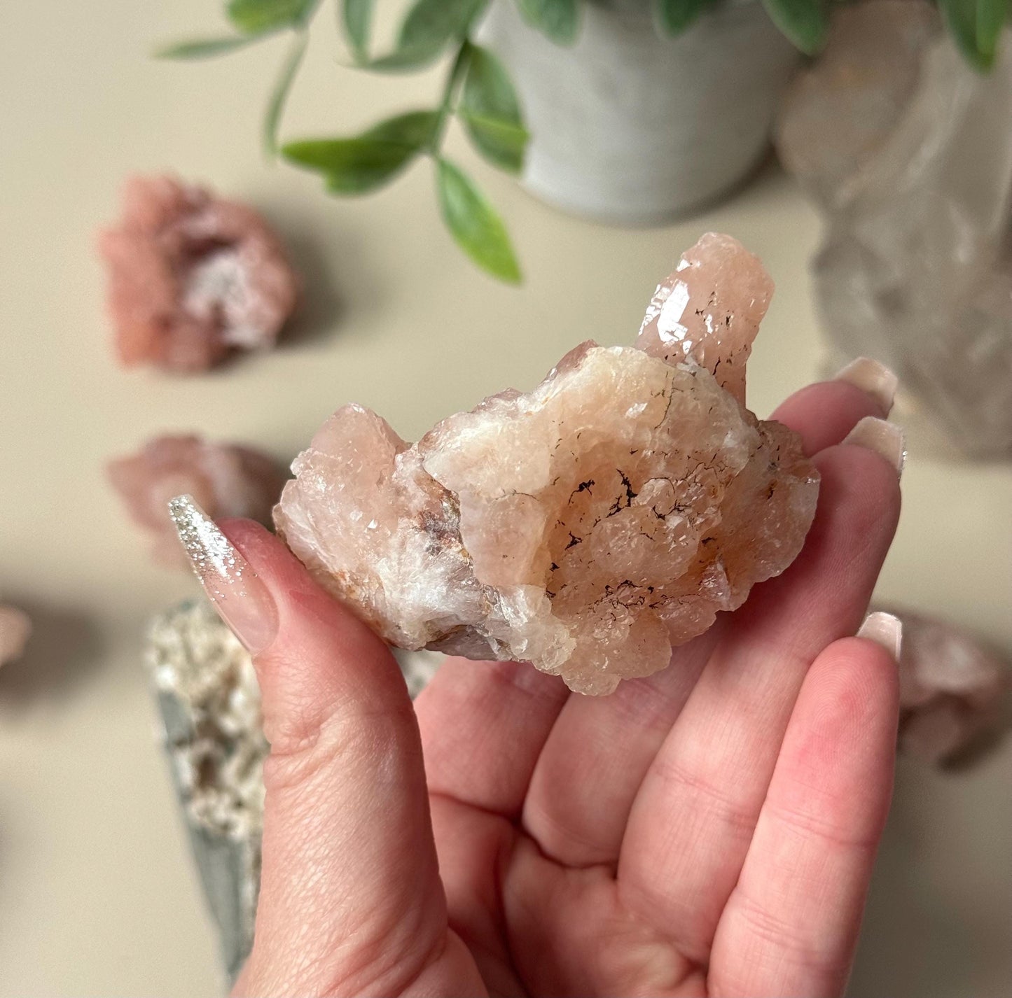 Gorgeous Pink Quartz Clusters from Madagascar | Pink Quartz