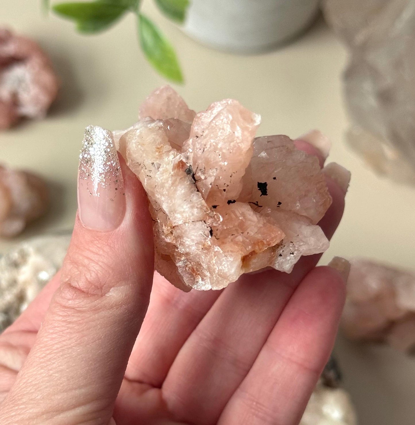 Gorgeous Pink Quartz Clusters from Madagascar | Pink Quartz