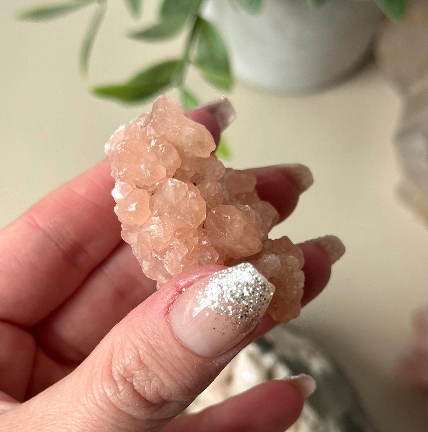 Gorgeous Pink Quartz Clusters from Madagascar | Raw Pink Quartz Specimen