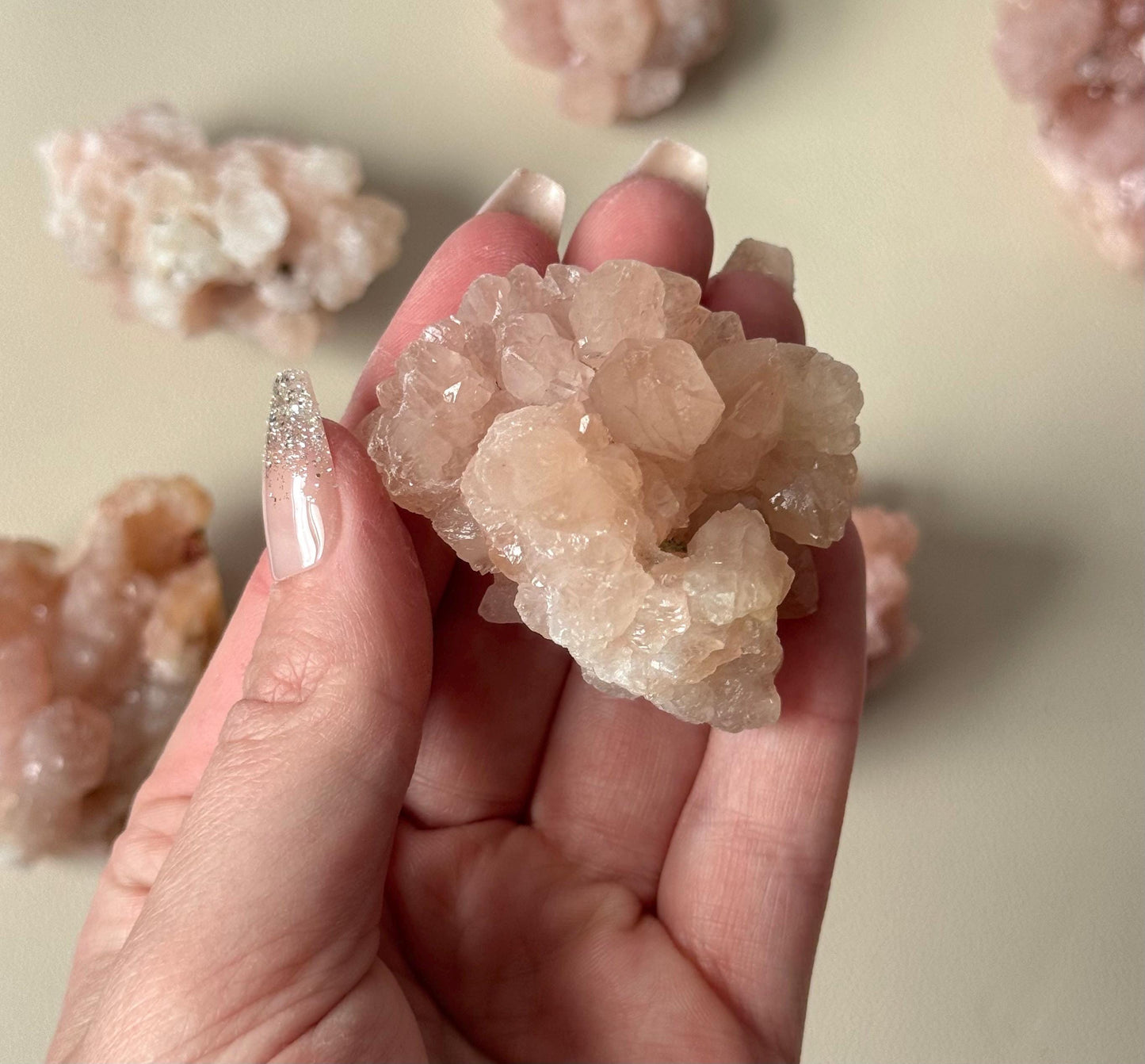 Gorgeous Pink Quartz Clusters from Madagascar | Pink Quartz