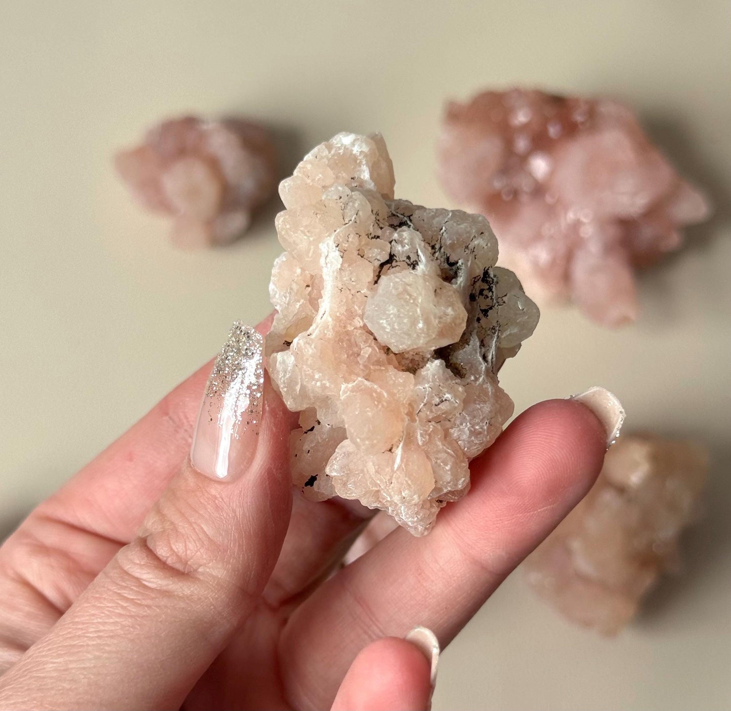 Gorgeous Pink Quartz Clusters from Madagascar | Pink Quartz