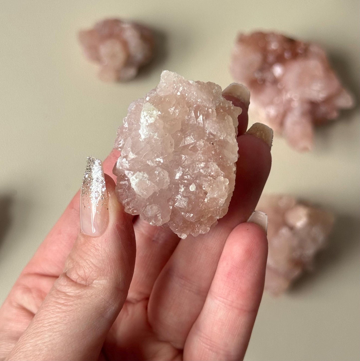 Gorgeous Pink Quartz Clusters from Madagascar | Pink Quartz