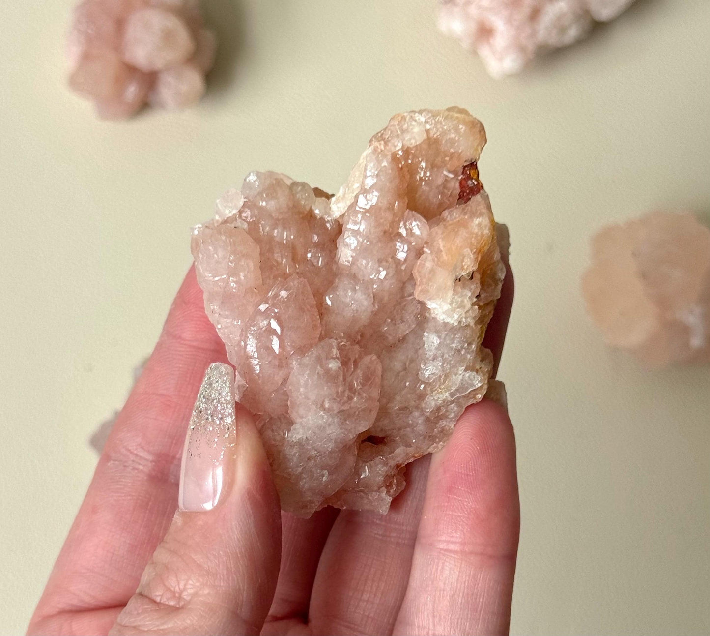 Gorgeous Pink Quartz Clusters from Madagascar | Pink Quartz