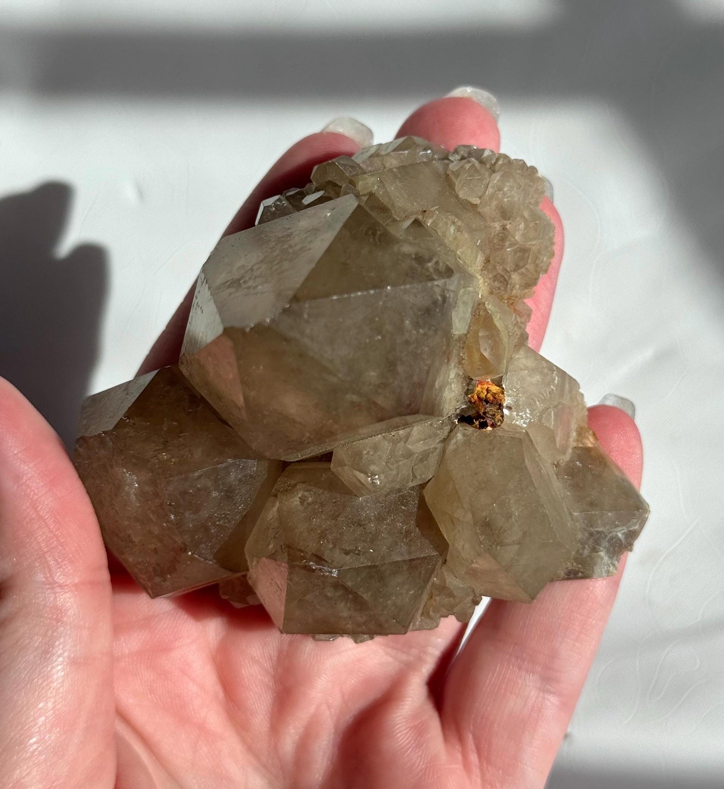 Beautiful Kundalini Citrine Cluster | Elestial Citrine Cluster from Dominican Republic of Congo