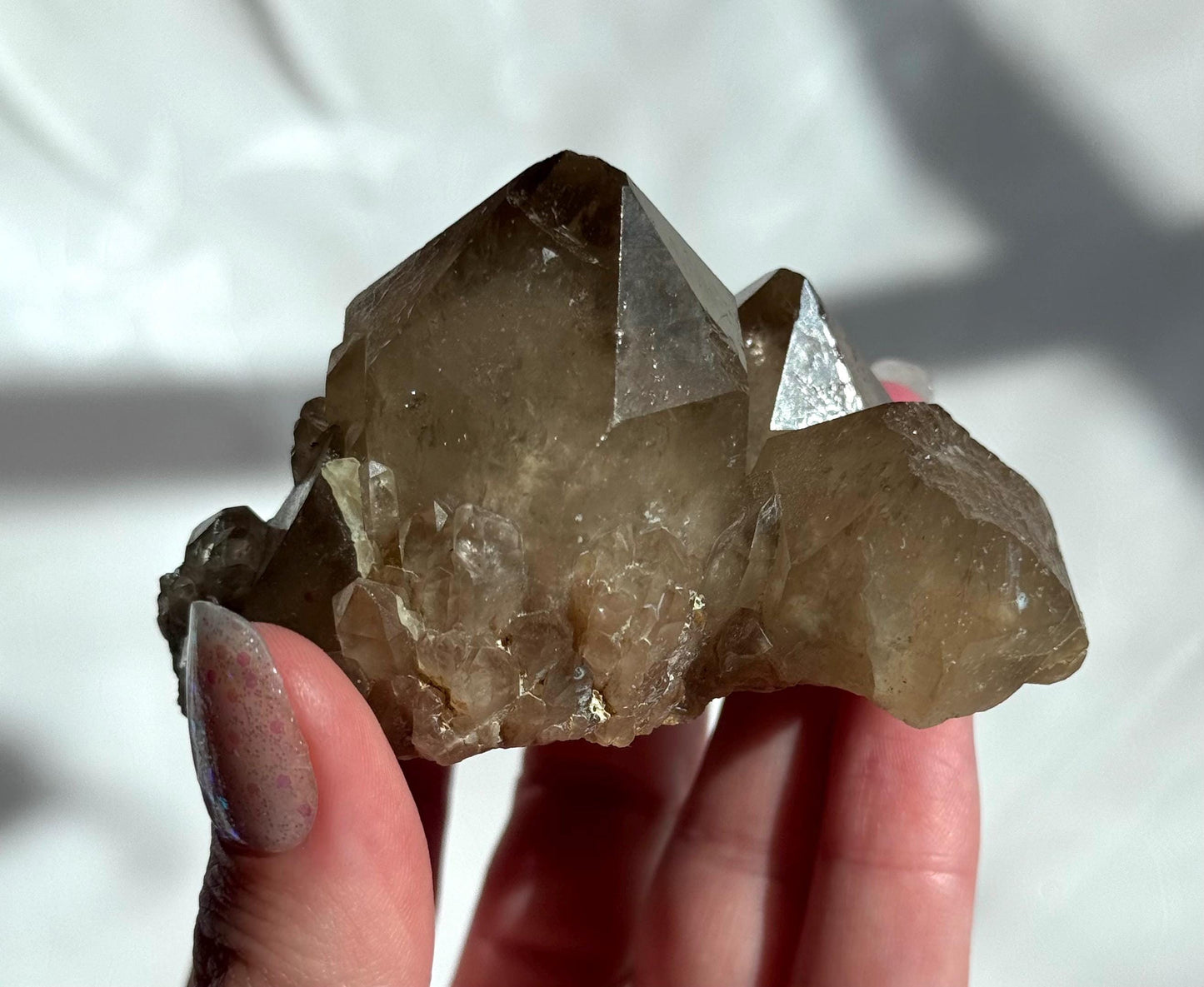 Beautiful Kundalini Citrine Cluster | Elestial Citrine Cluster from Dominican Republic of Congo