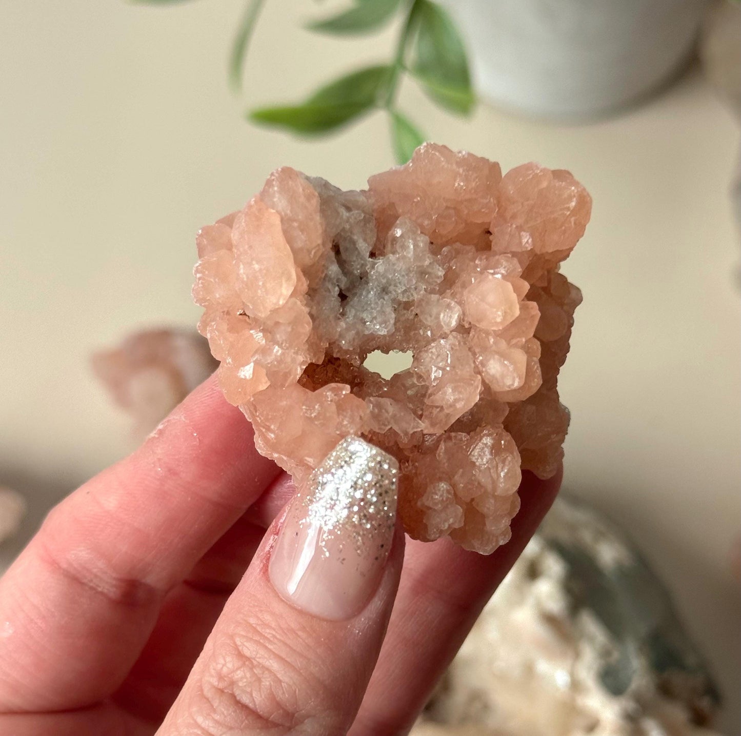 Gorgeous Pink Quartz Clusters from Madagascar | Raw Pink Quartz Specimen