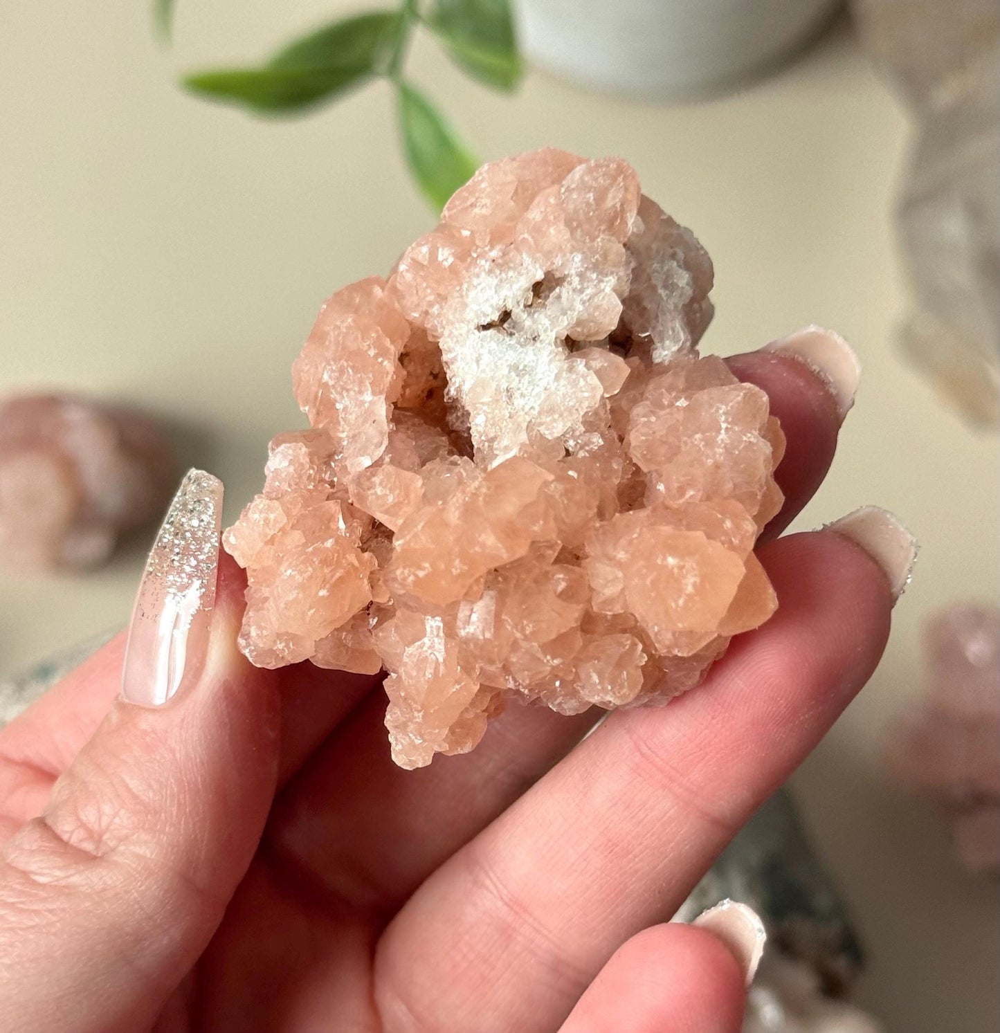 Gorgeous Pink Quartz Clusters from Madagascar | Raw Pink Quartz Specimen