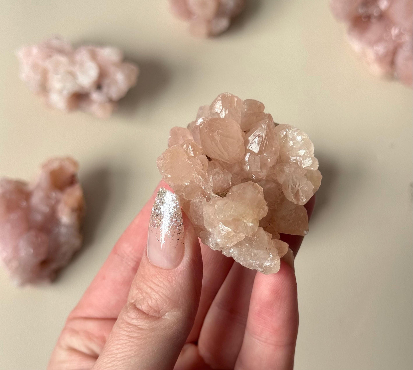 Gorgeous Pink Quartz Clusters from Madagascar | Pink Quartz