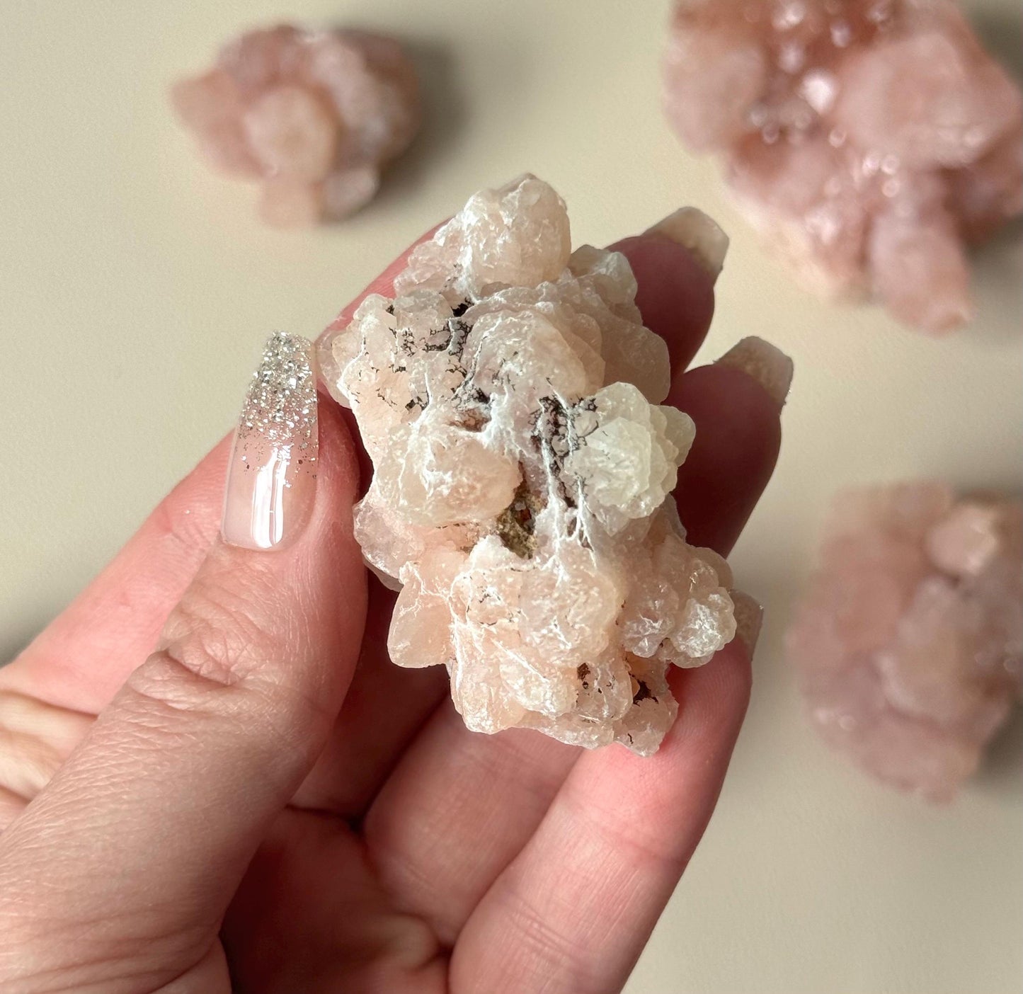 Gorgeous Pink Quartz Clusters from Madagascar | Pink Quartz