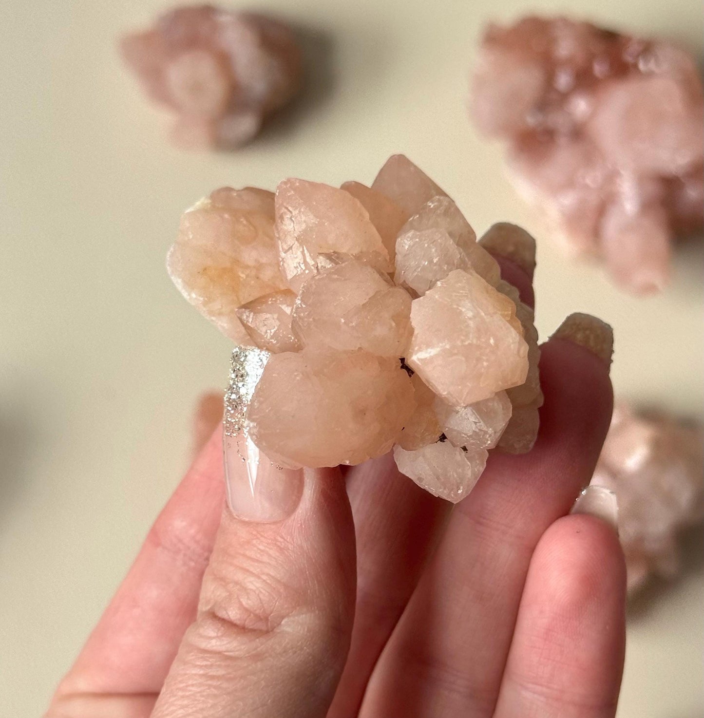Gorgeous Pink Quartz Clusters from Madagascar | Pink Quartz