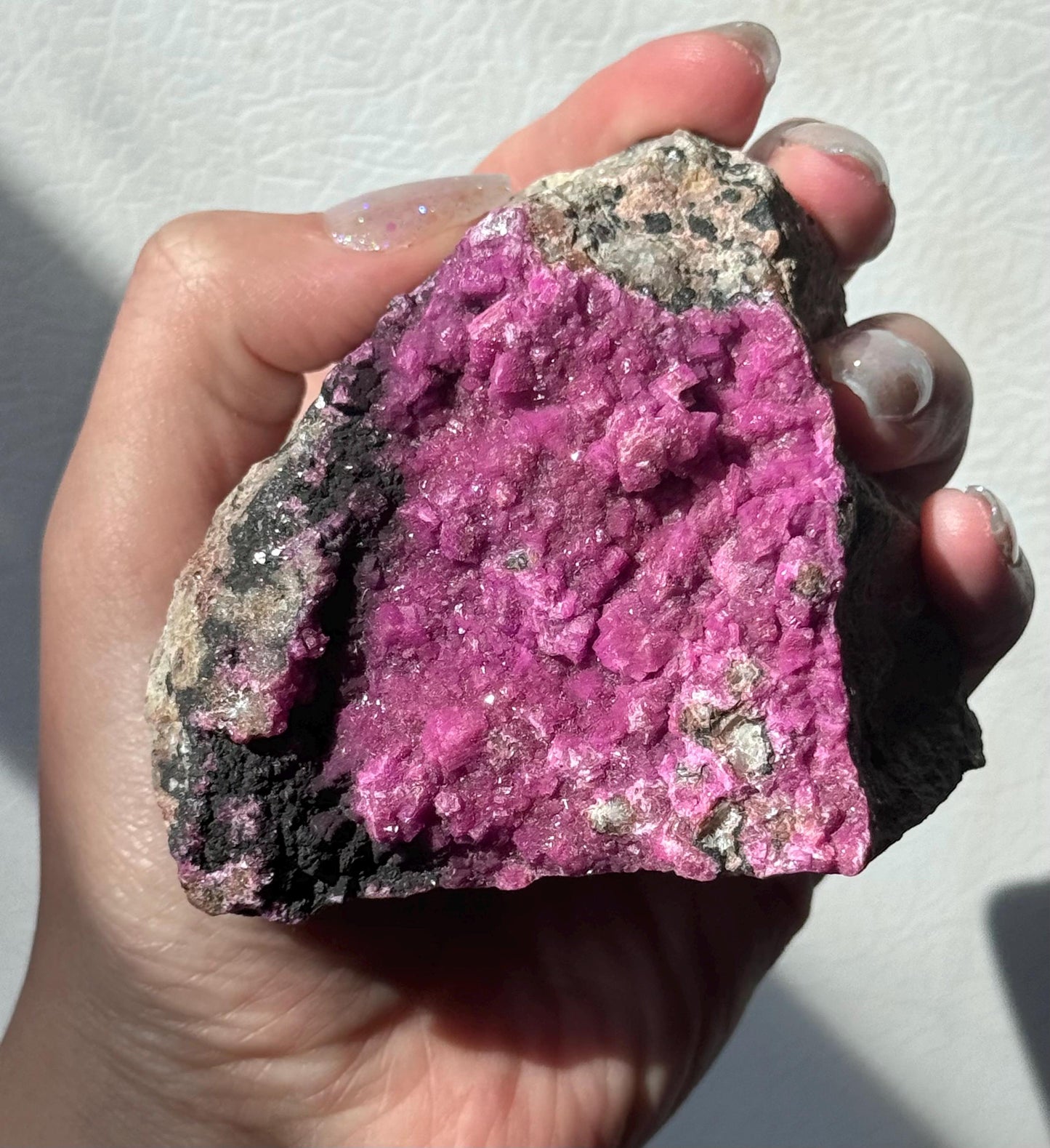Gorgeous Cobaltoan Calcite Cut Base from The Dominican Republic of Congo | Cobalto Calcite Specimen