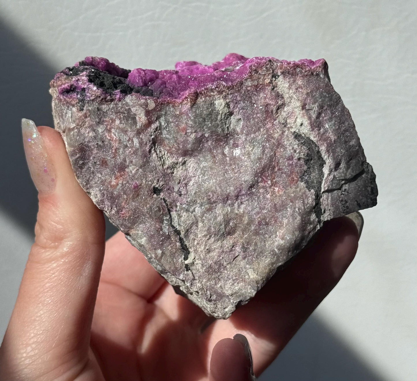 Gorgeous Cobaltoan Calcite Cut Base from The Dominican Republic of Congo | Cobalto Calcite Specimen