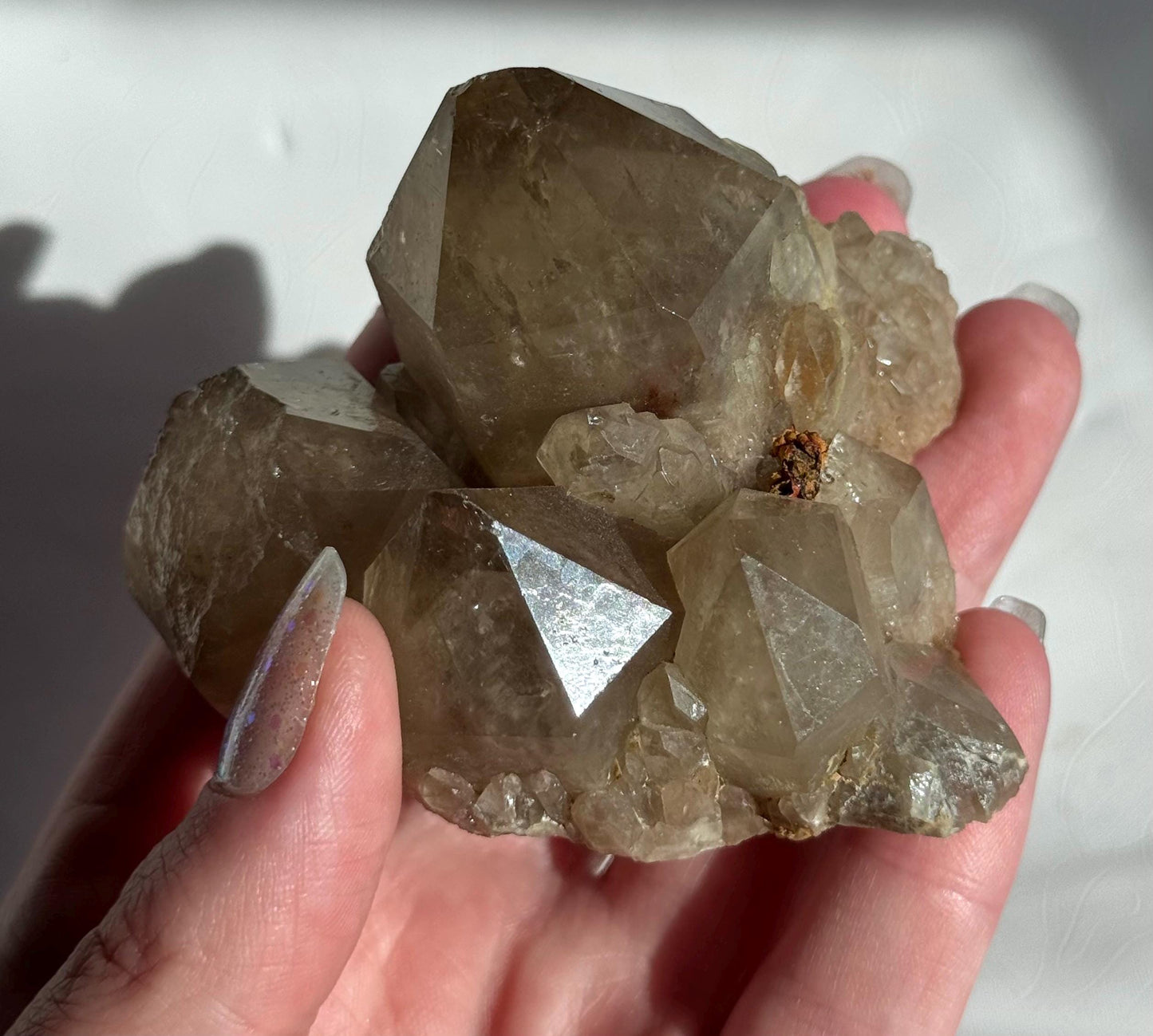 Beautiful Kundalini Citrine Cluster | Elestial Citrine Cluster from Dominican Republic of Congo