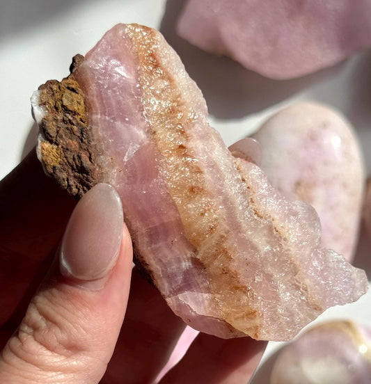 Stunning Raw Pink Aragonite Specimen from Pakistan