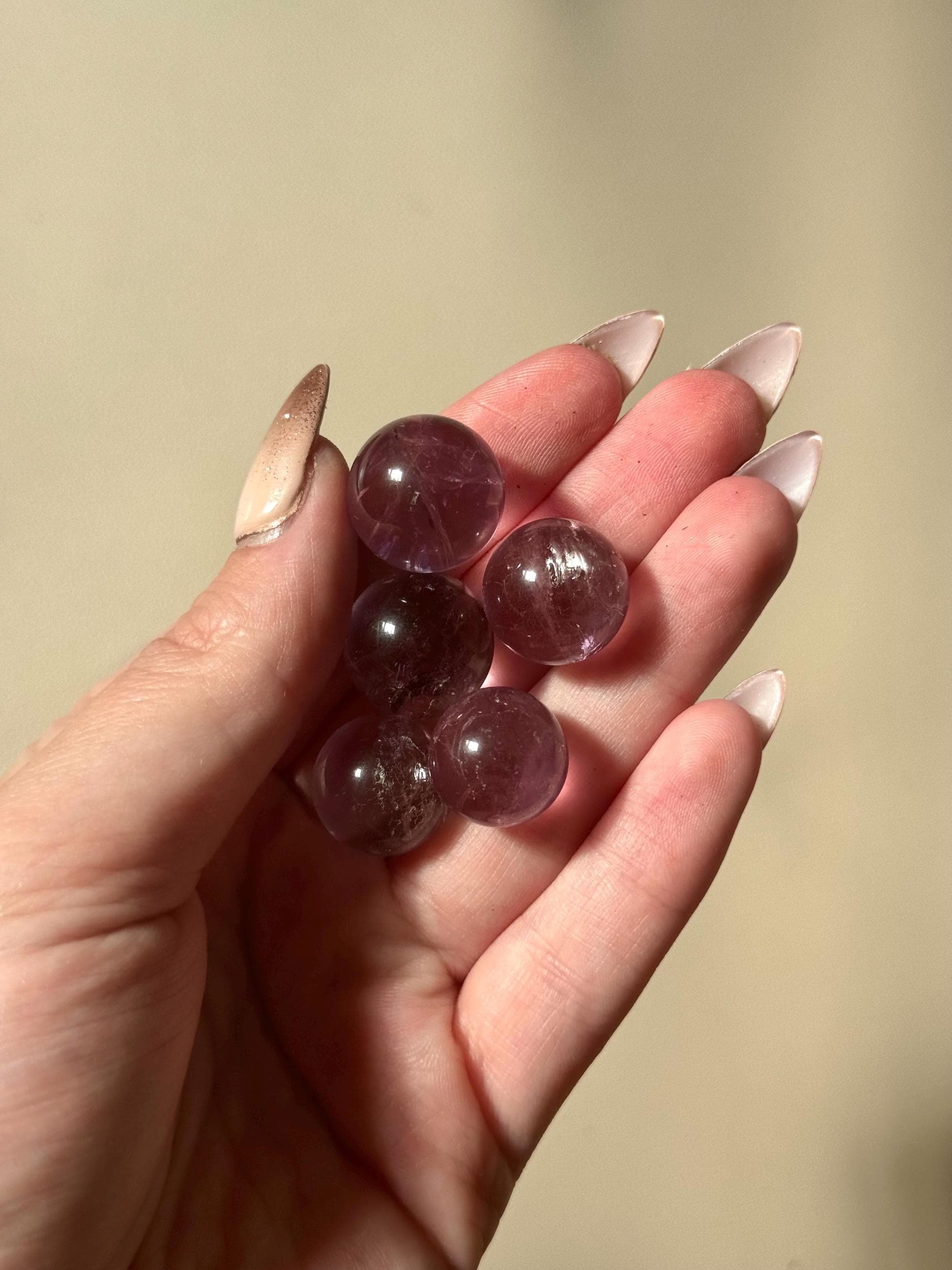 Beautiful Ametrine Mini Spheres | Intuitively Chosen Mini Spheres