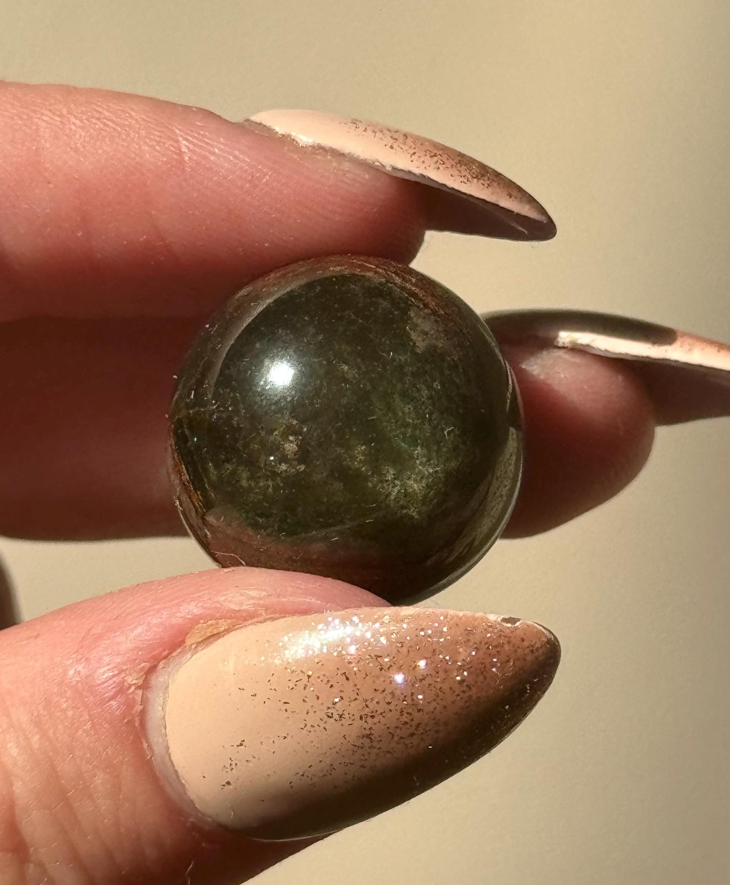 Beautiful Garden Quartz Mini Spheres | Intuitively Chosen Garden Quartz Pocket Sphere