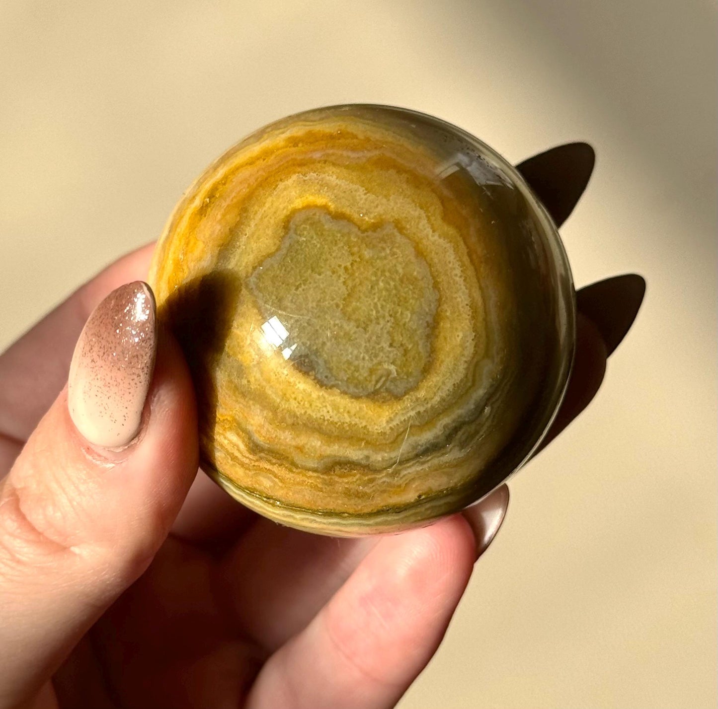 Beautiful Crazy Lace Agate Sphere from Mexico | 55mm Crazy Lace Agate Ball