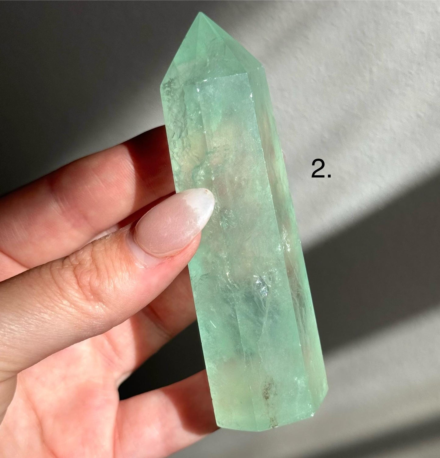 Beautiful Green Lake Fluorite Towers | One (1) Green Fluorite Obelisk