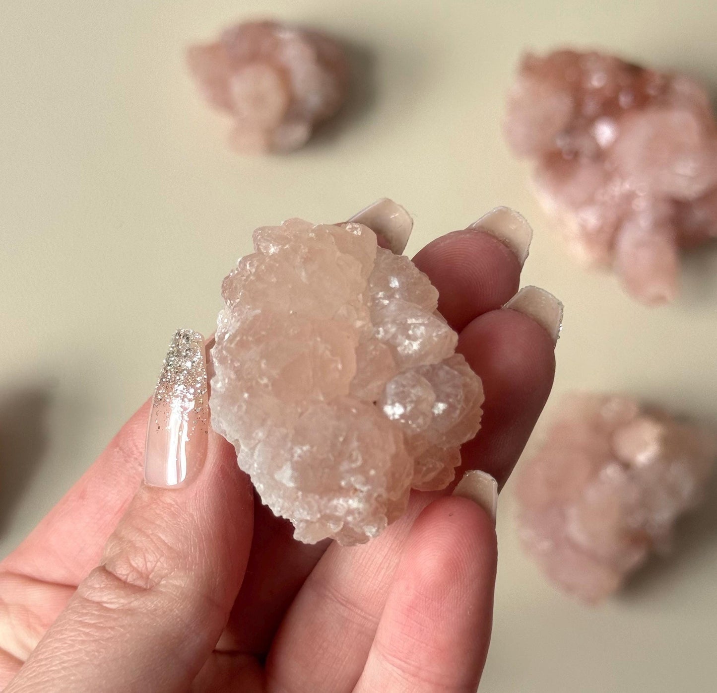 Gorgeous Pink Quartz Clusters from Madagascar | Pink Quartz