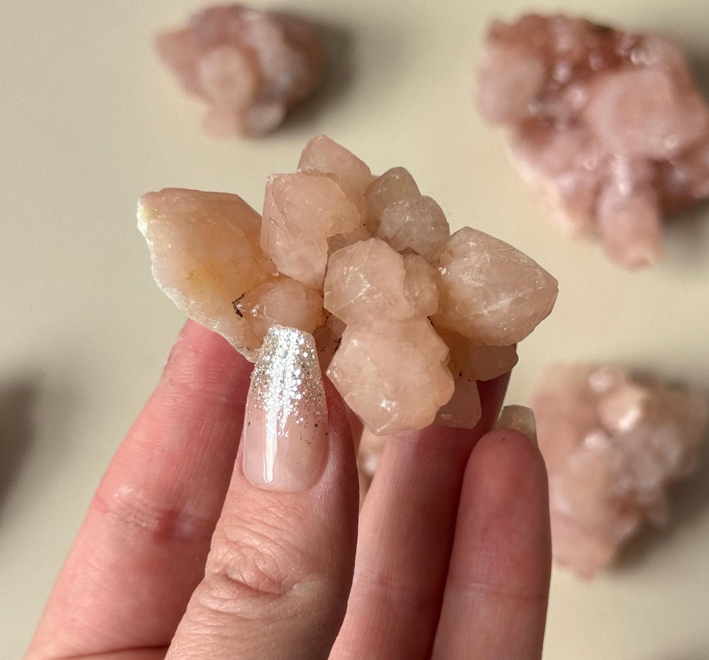Gorgeous Pink Quartz Clusters from Madagascar | Pink Quartz