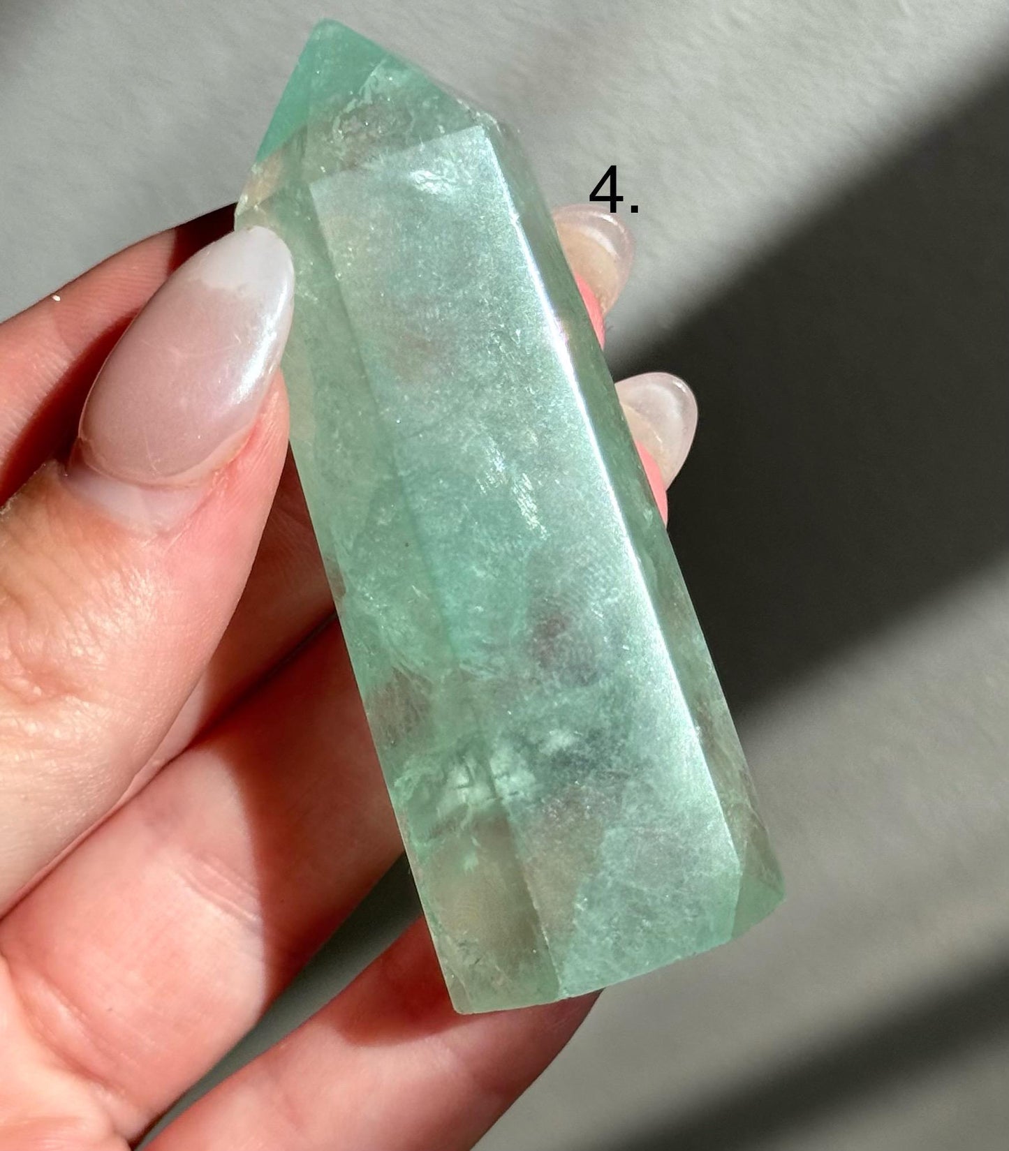 Beautiful Green Lake Fluorite Towers | One (1) Green Fluorite Obelisk