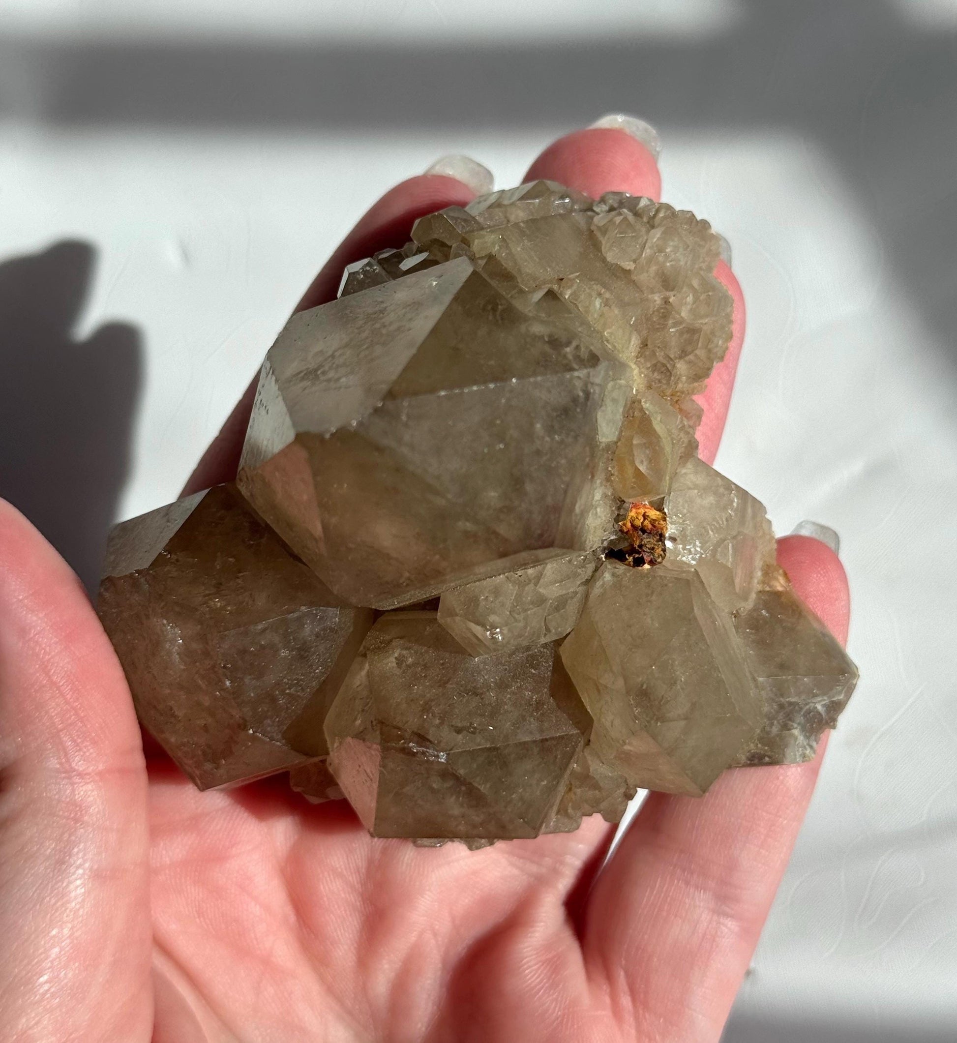 Beautiful Kundalini Citrine Cluster | Elestial Citrine Cluster from Dominican Republic of Congo