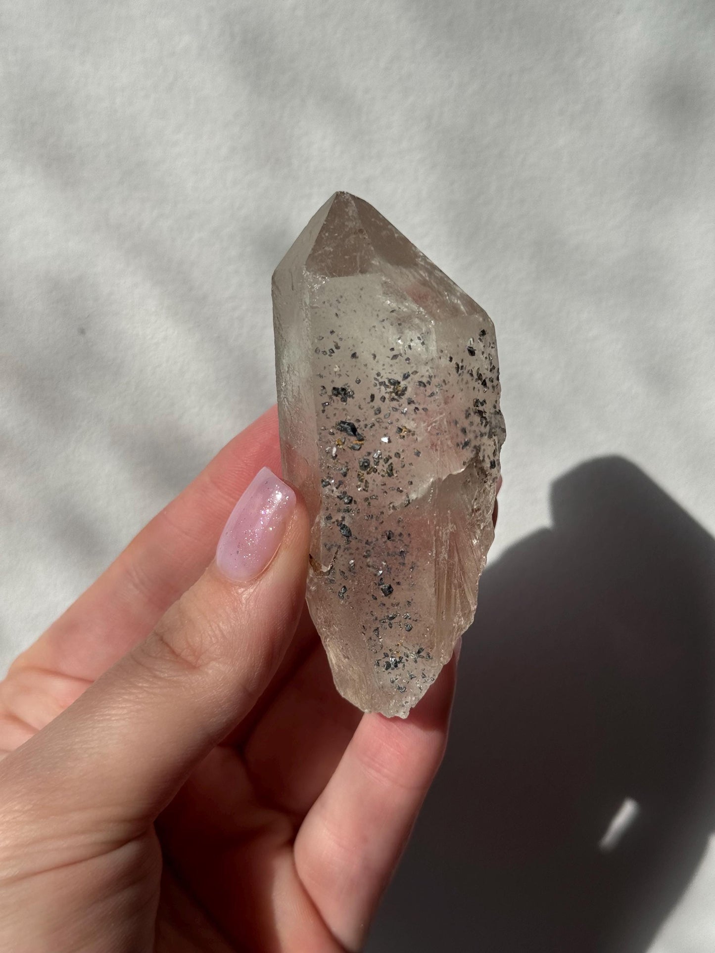 Beautiful Anatase Rutile Quartz Point | Anatase Quartz