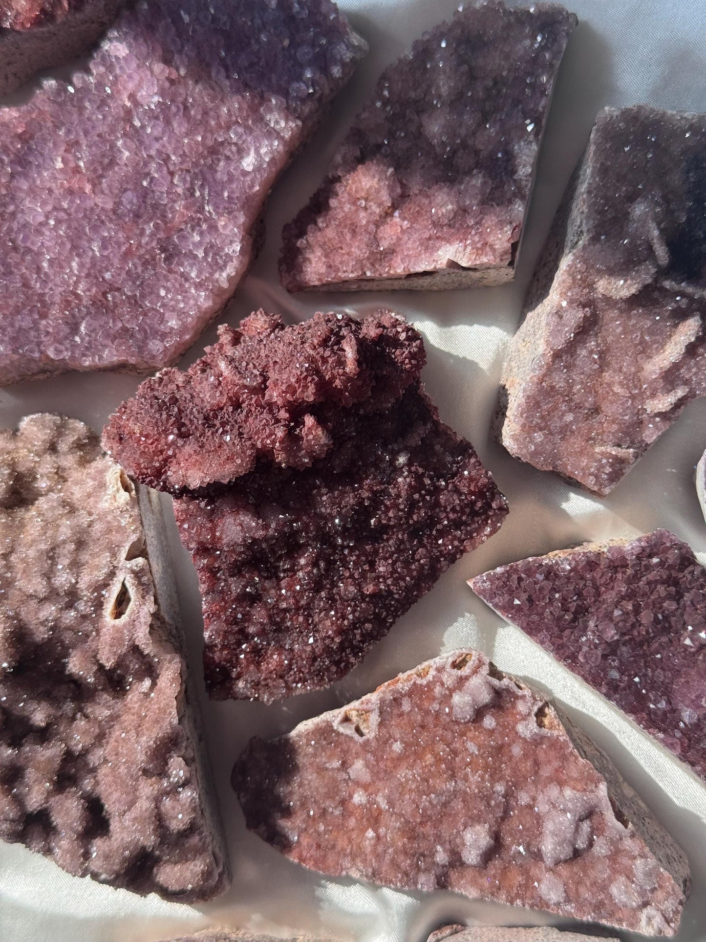 Beautiful Druzy Alaçam Amethyst Cluster from Turkey | Lilac Amethyst Natural Amethyst