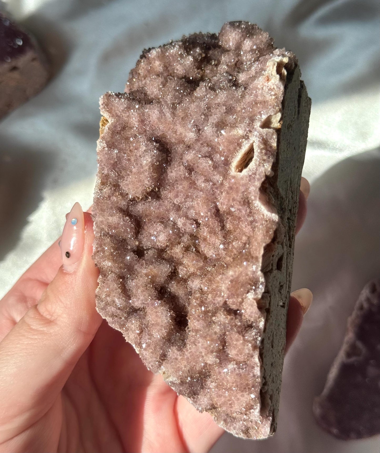 Beautiful Druzy Alaçam Amethyst Cluster from Turkey | Lilac Amethyst Natural Amethyst