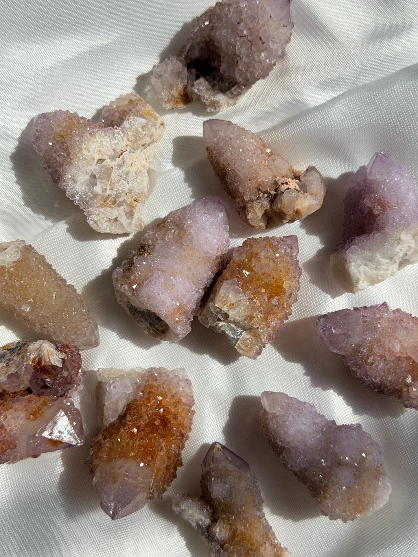 Spirit Amethyst Points from South Africa | ONE Cactus Quartz Point Intuitive Pick
