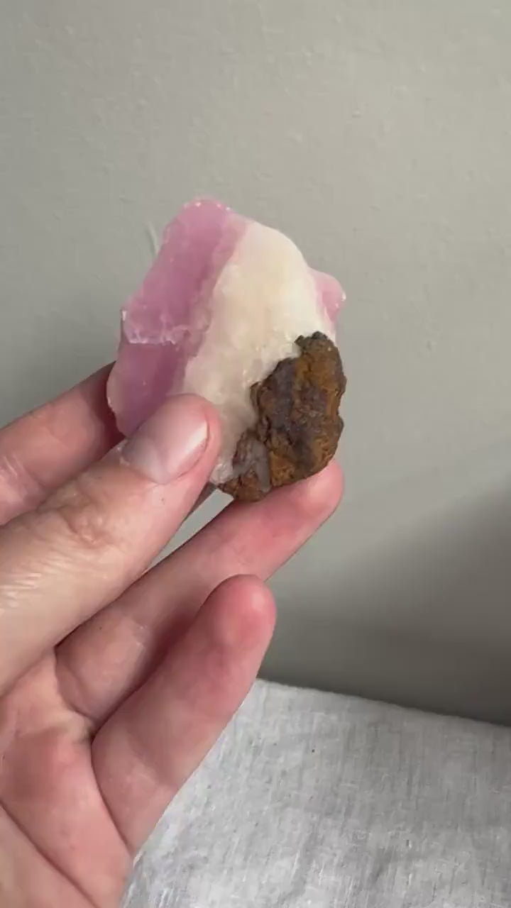 Stunning Raw Pink Aragonite Specimen from Pakistan