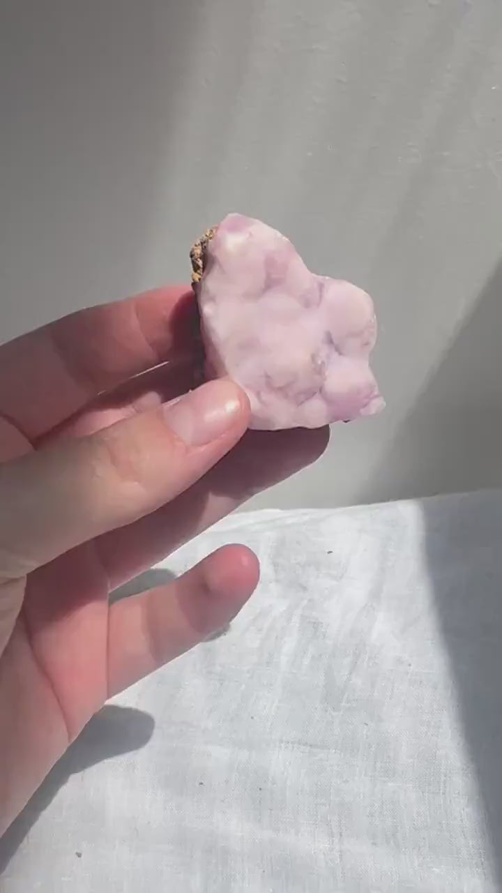 Stunning Raw Pink Aragonite Specimen from Pakistan