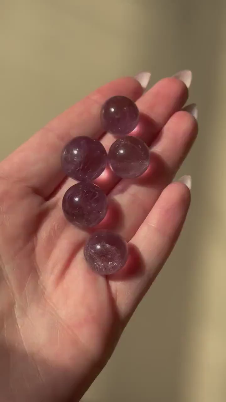 Beautiful Ametrine Mini Spheres | Intuitively Chosen Mini Spheres