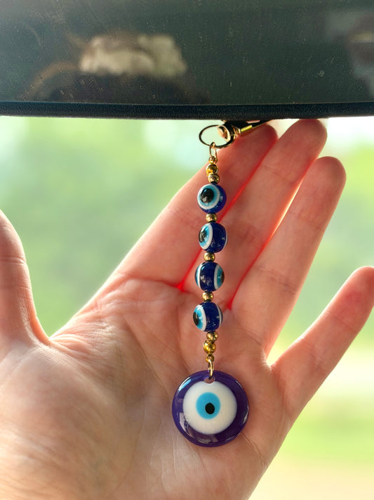 Evil Eye Protection Amulet Keychain Accessory