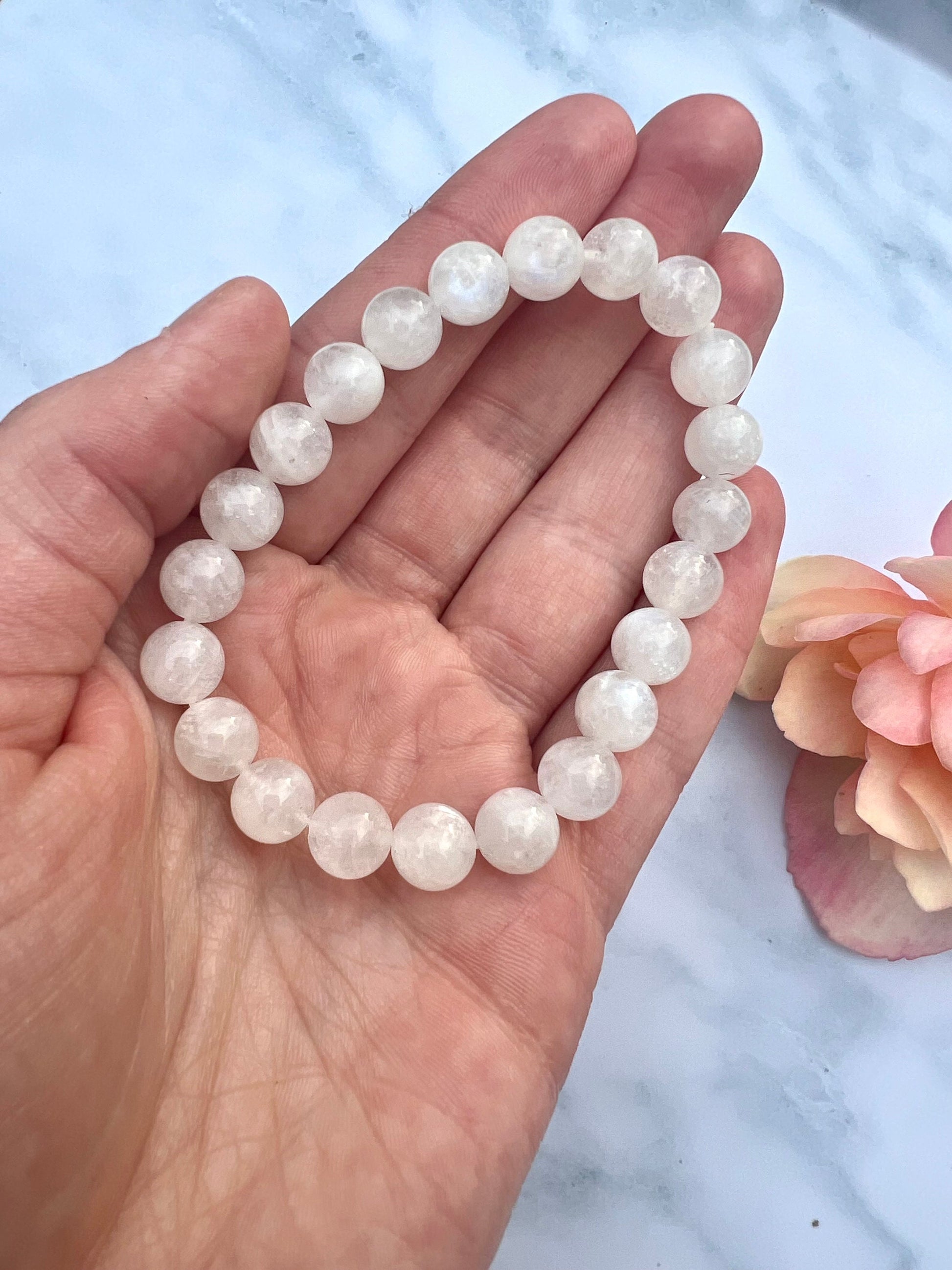 Rainbow Moonstone Bracelets High Quality High Grade