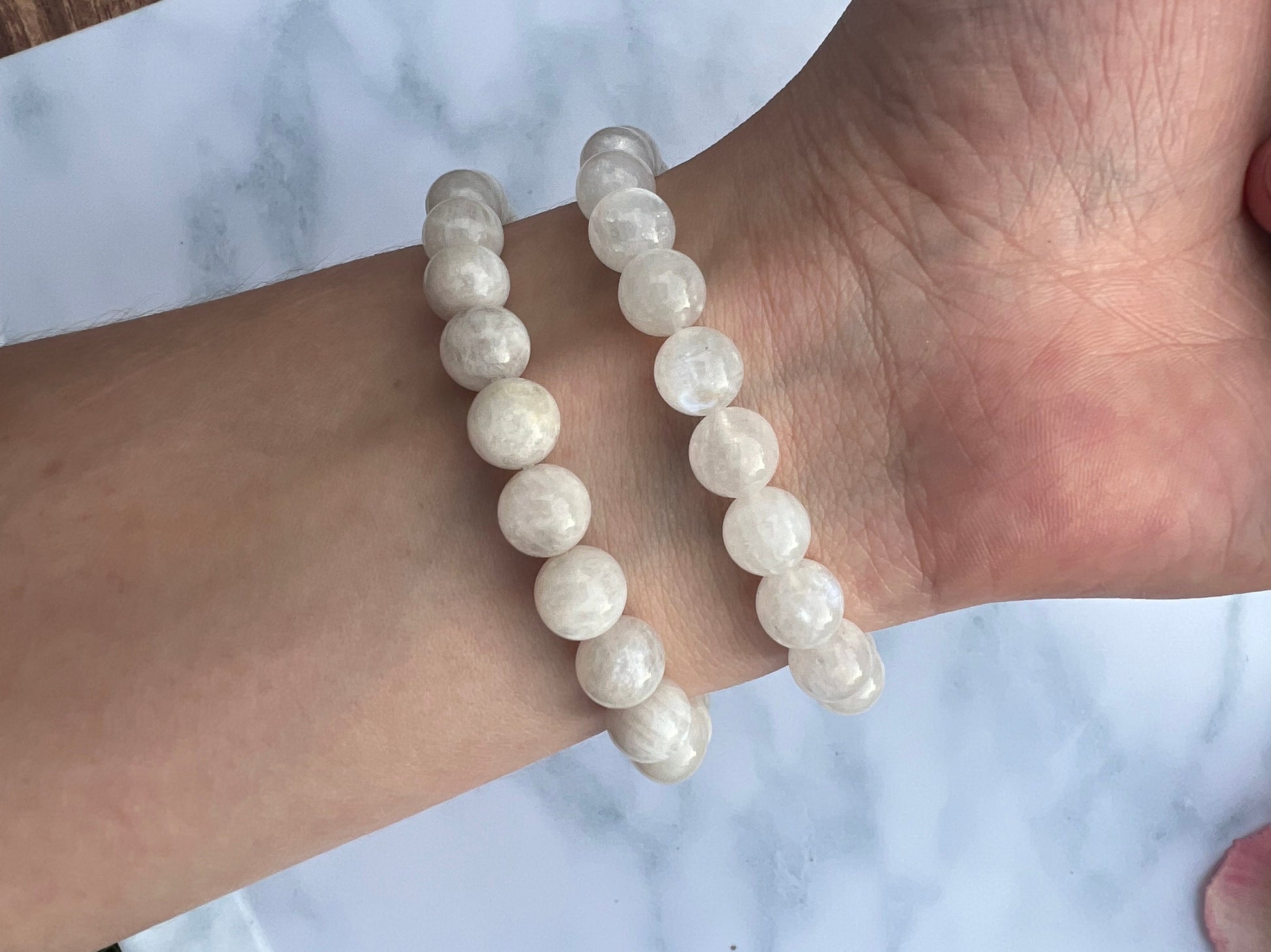 Rainbow Moonstone Bracelets High Quality High Grade