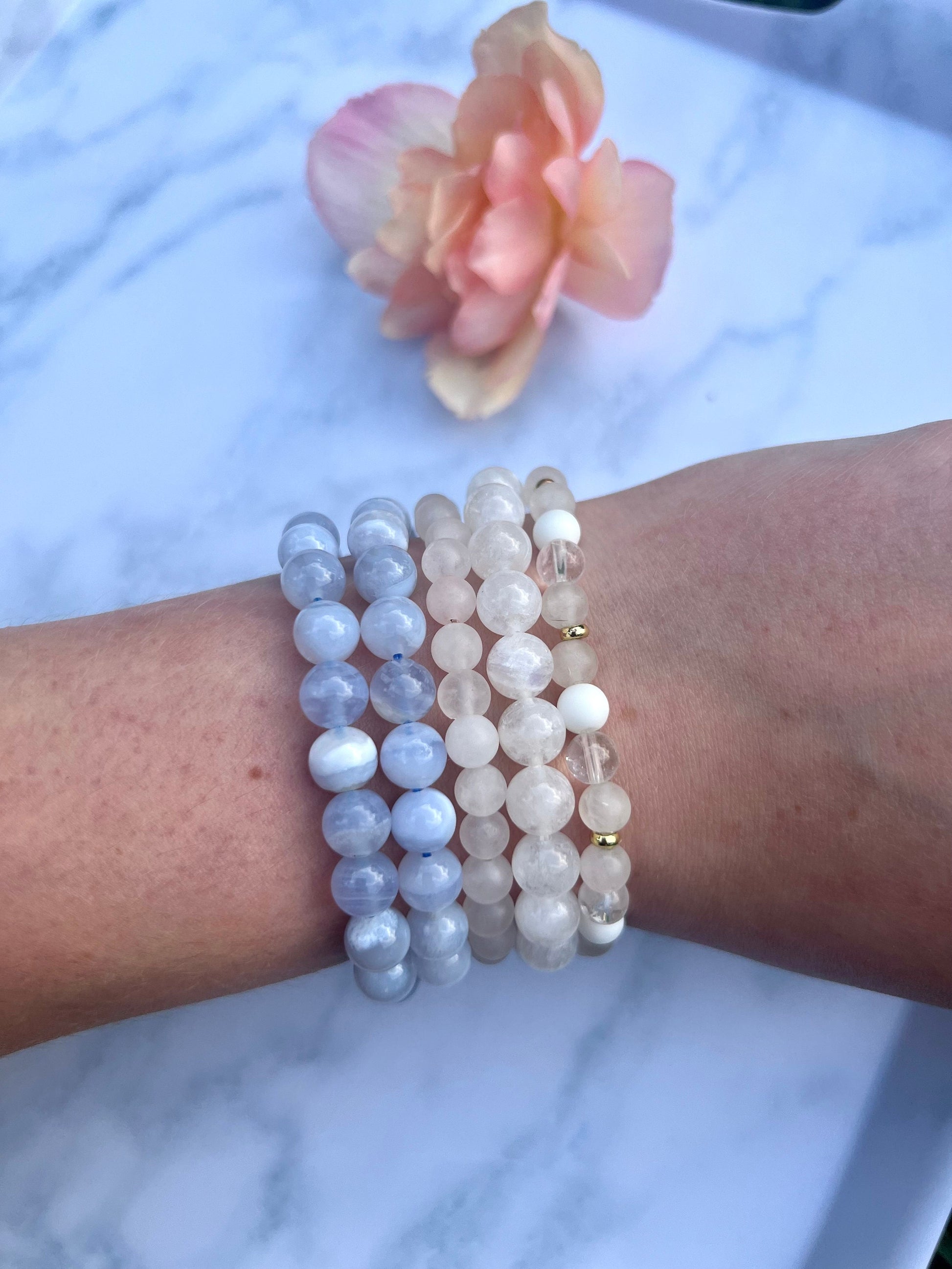 Rainbow Moonstone Bracelets High Quality High Grade