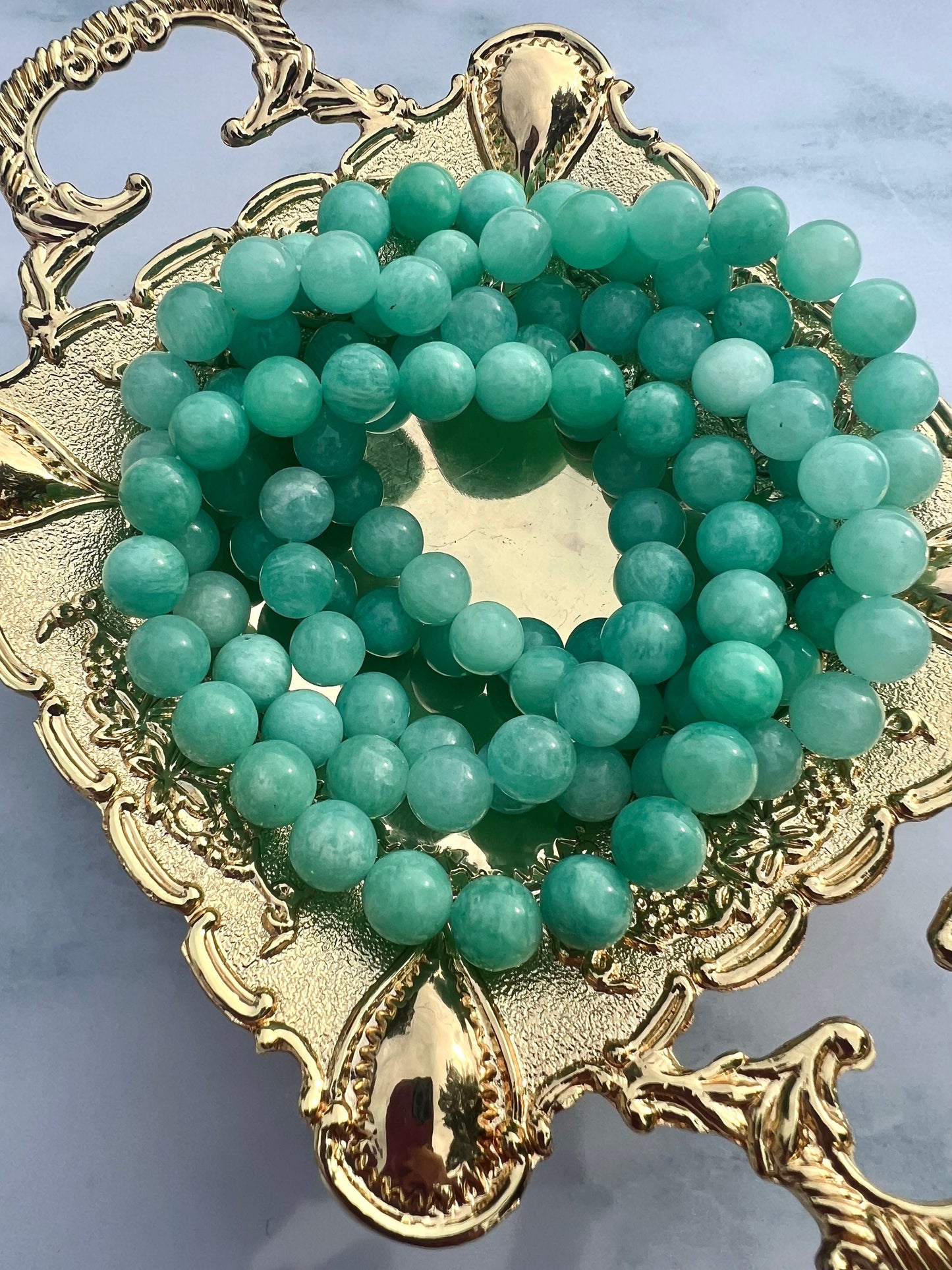 Amazonite Bracelets High Grade AA 8mm