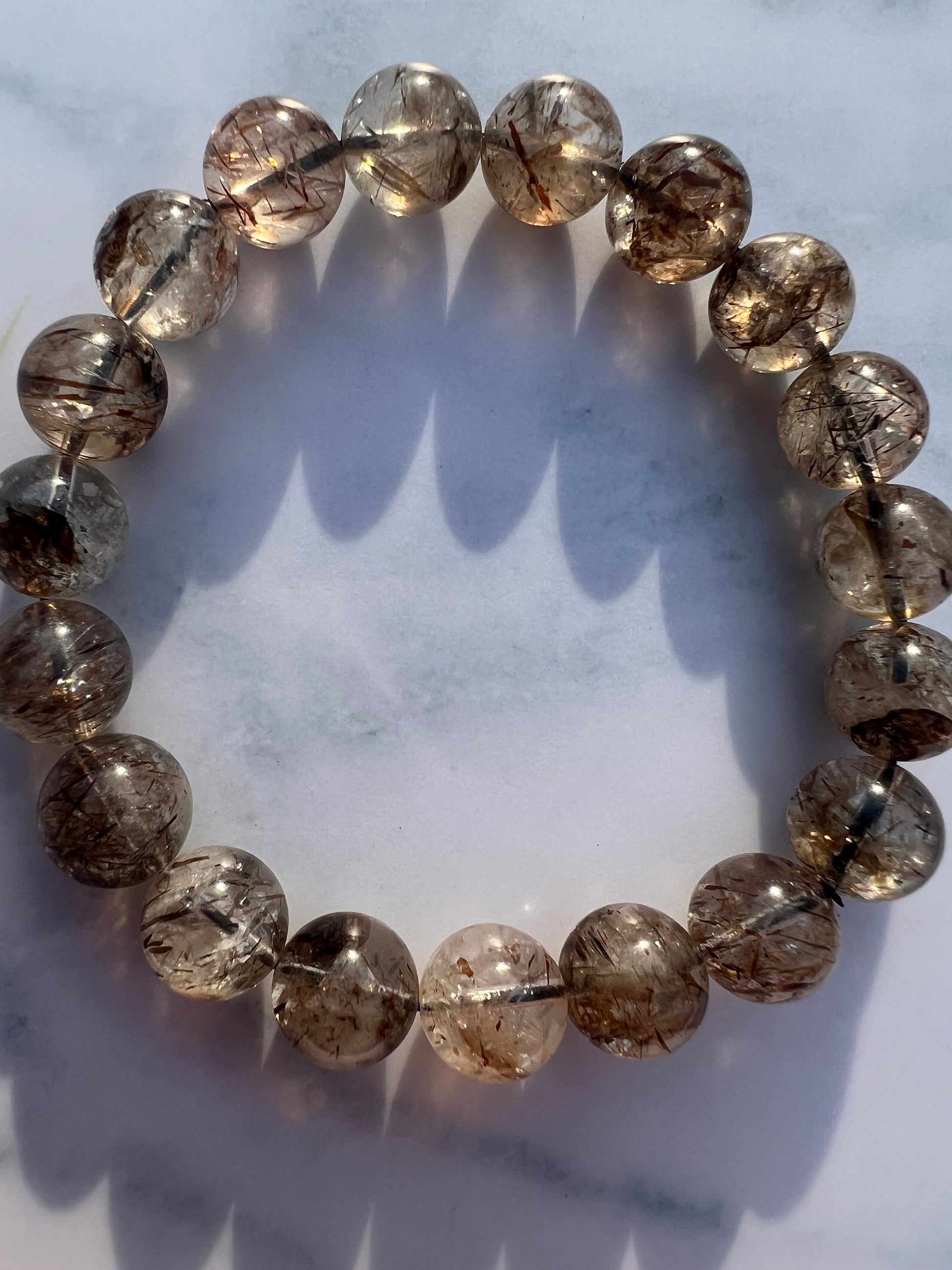 Super Seven Bracelet 6mm 10mm 11mm Handmade Gemstone Bracelet Unique Stone Super Seven Jewelry Crystal Lover Gift for Overthinkers