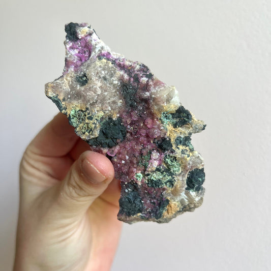 Cobalto Calcite Specimen Raw Cobaltoan Dolomite Cluster Raw Salrose