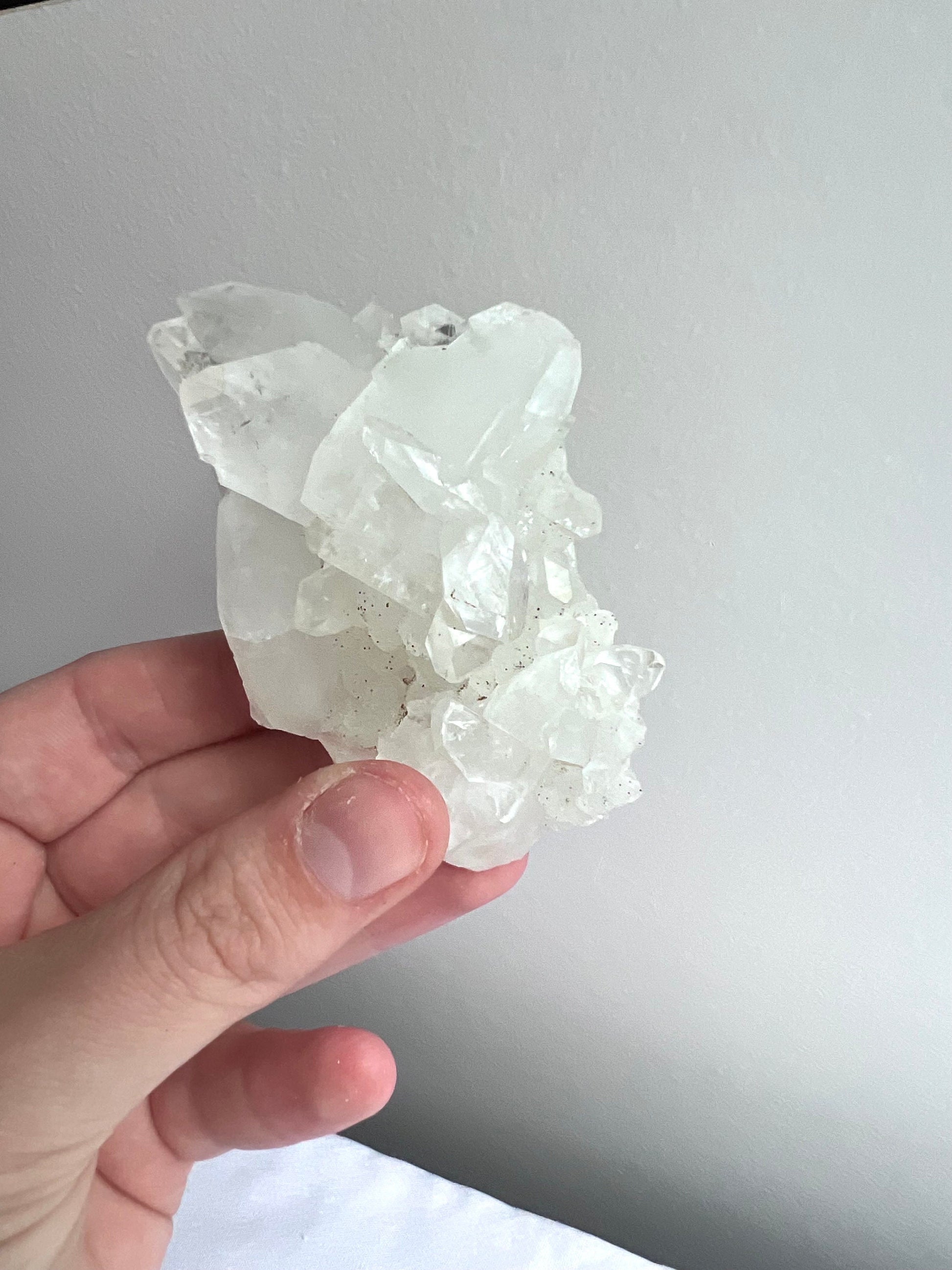Beautiful Apophyllite Cluster from India | Clear Apophyllite 3.3oz