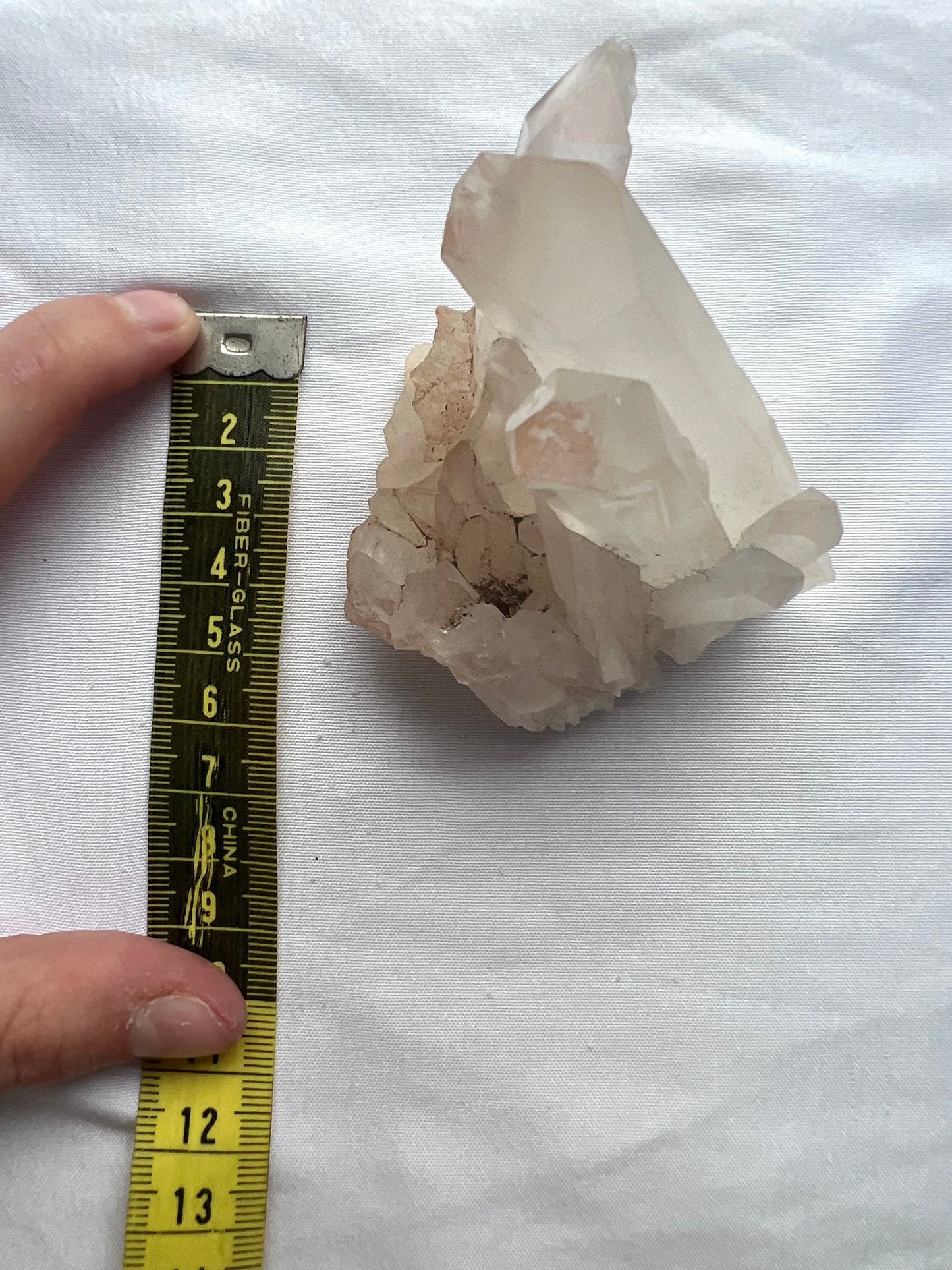 Clear Quartz Cluster with Long Quartz Points 5.4oz