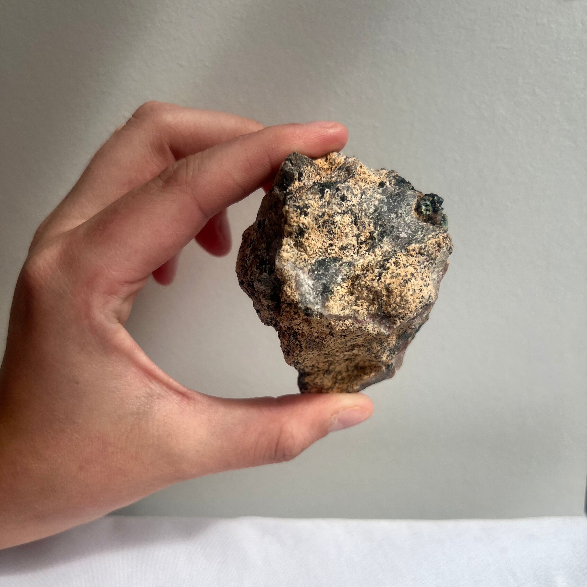 Cobalto Calcite Specimen with Display Stand Raw Cobaltoan Calcite Cluster