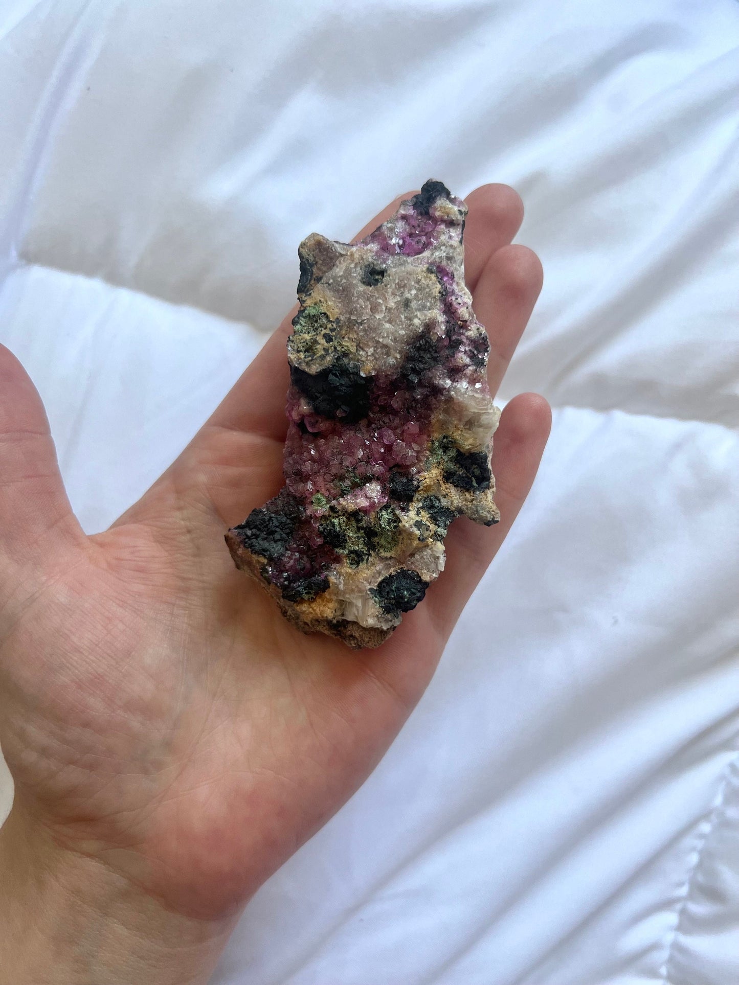 Cobalto Calcite Specimen Raw Cobaltoan Dolomite Cluster Raw Salrose