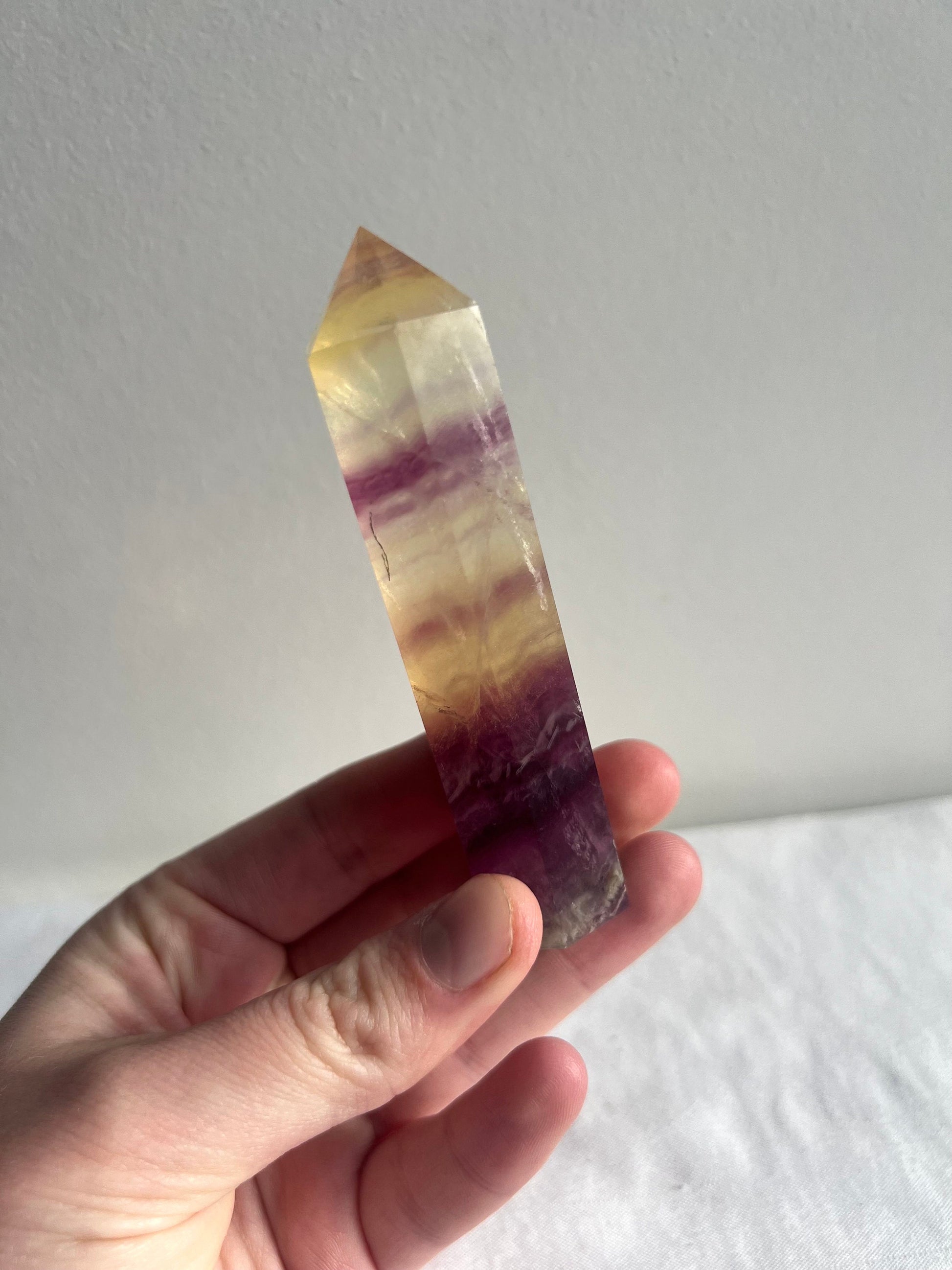 Candy Fluorite Tower Carving | Candy Fluorite Obelisk