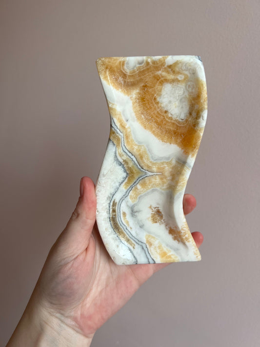 Onyx Dish | Mexican Onyx Trinket Dish