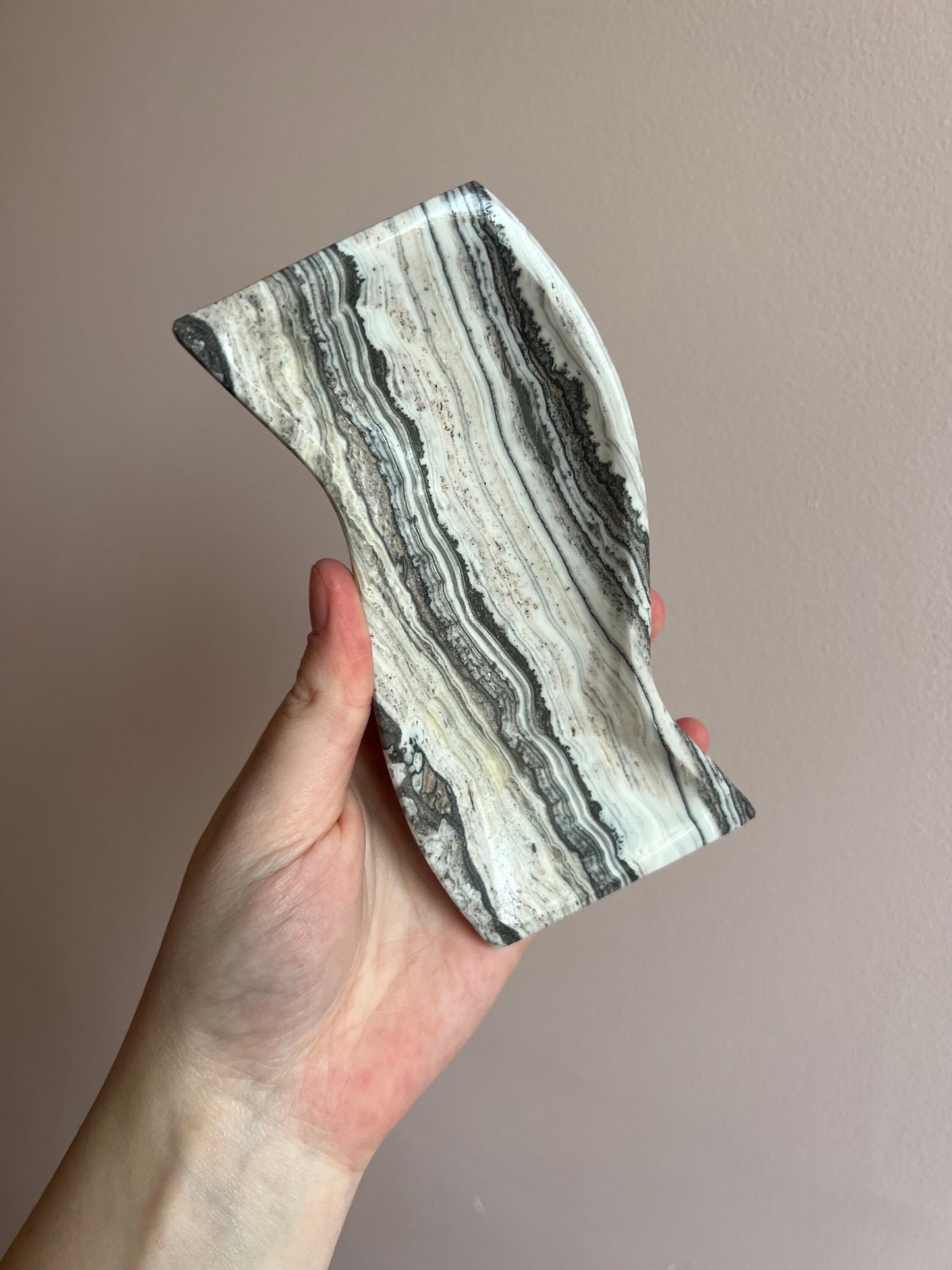 Onyx Dish | Mexican Banded Calcite Trinket Dish