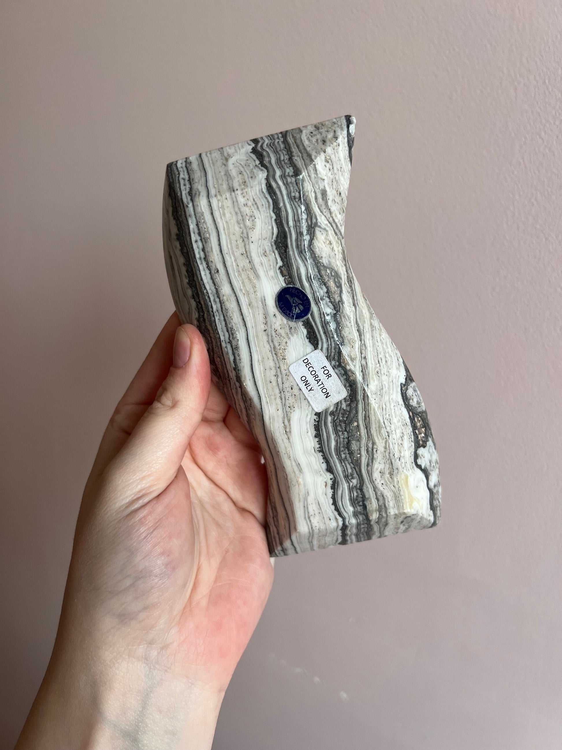 Onyx Dish | Mexican Banded Calcite Trinket Dish