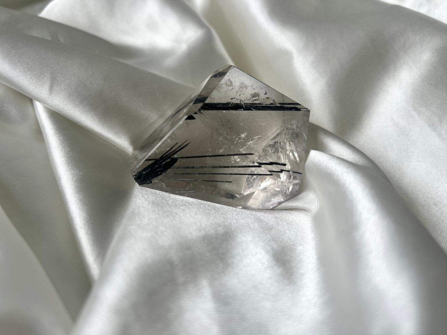 Stunning High Grade Tourmaline in Quartz Freeform