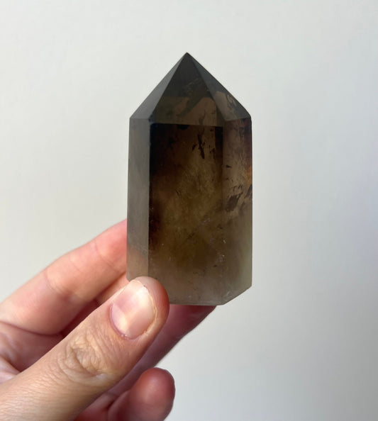 High Grade Stunning Smoky Citrine Tower